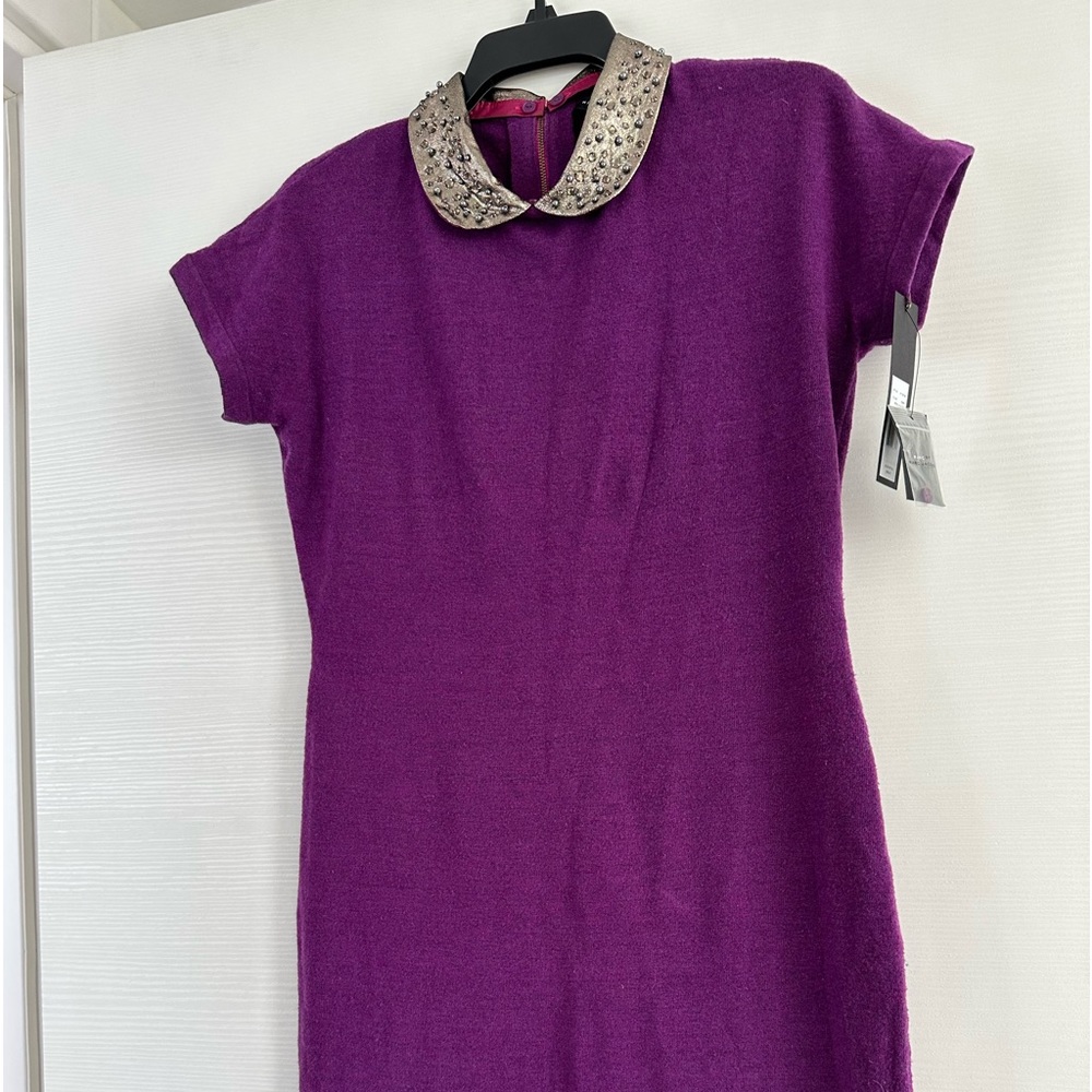 Marc by Marc Jacobs dress ,removable collar with luxury crystals . size M